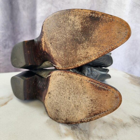 Justin Pre Ban Ant Eater Western Cowboy Boots Men's Size 8.5 D - Picture 15 of 16